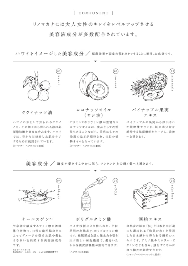 リノマカナ ヘアシャンプー/300ml