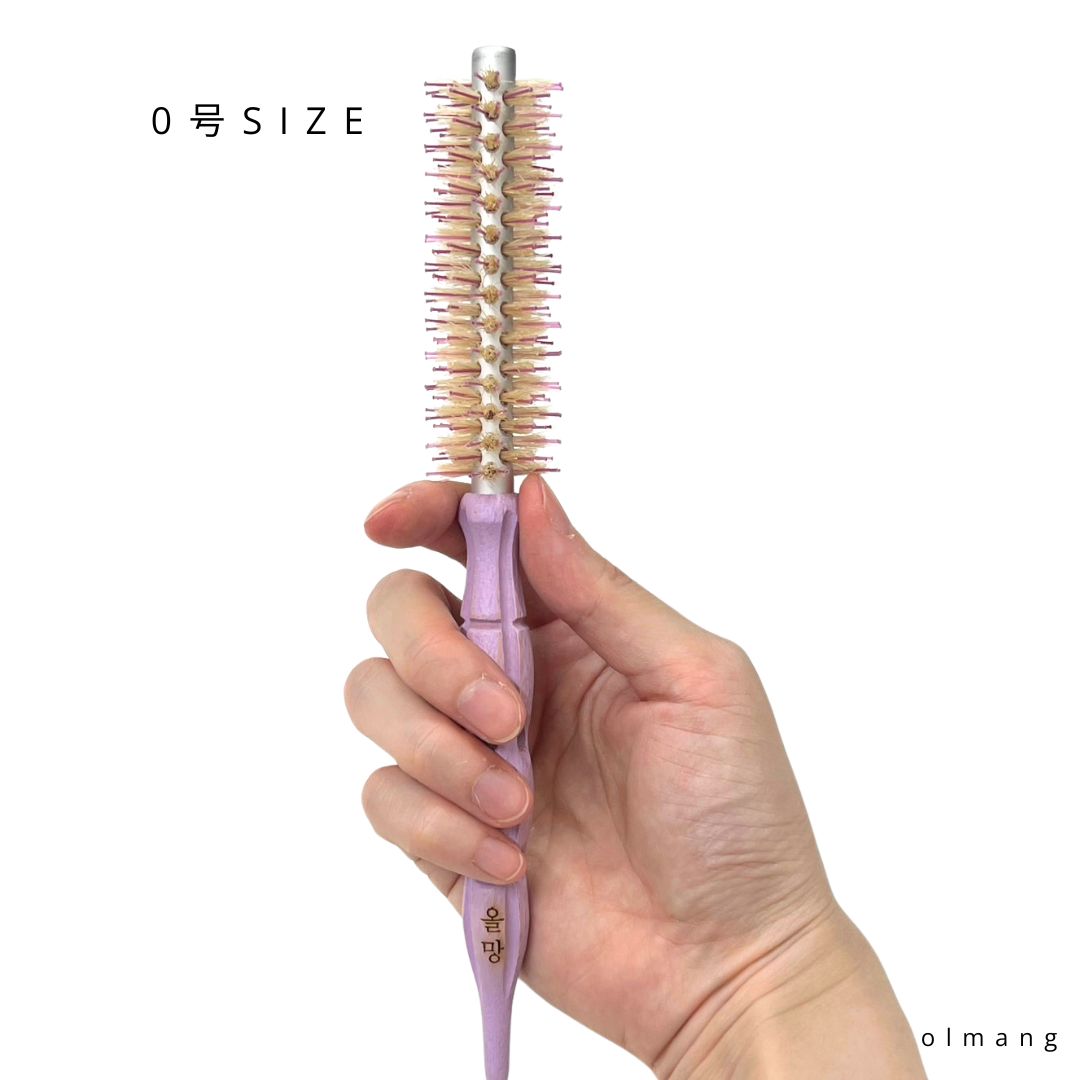 0号オルマンセラミックサーマルプレートドライヤーロールブラシ